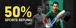 50% Sports Refund